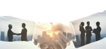 DC Advisory on the benefits of partnering with GPs Handshake between suited people