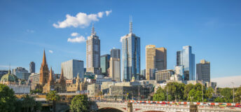 Melbourne central business district, Victoria, Australia