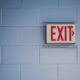 Exit sign