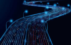 Tech highway illustration