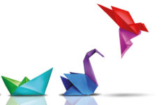 Origami birds