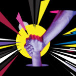 Hands clasped representing human co-operation