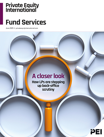 Cover of the PEI Fund Services 2025 special report