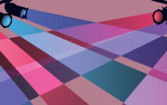 3 key trends in achieving value creation in portfolio companies Stage lights in different colours