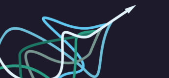 Twisting path leads to a single arrow