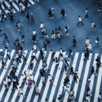 Japan pedestrian crossing