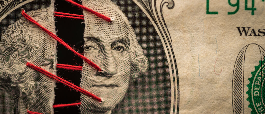 PEI Feb26 cover image torn US dollar bill