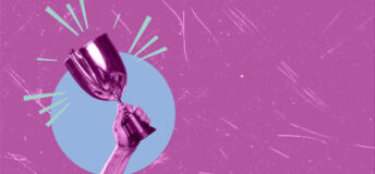 Trophy in PEI colours