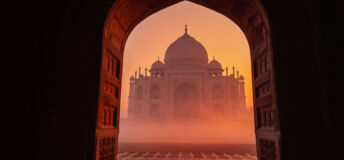 Taj Mahal at Sunrise, India