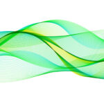 Wavy lines, sine wave, to illustrate an inflection point