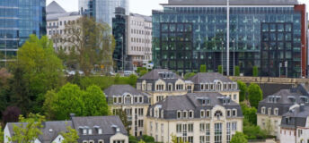 Panoramic view of Luxembourg City