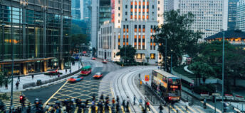 Crossing in Central, Hong Kong