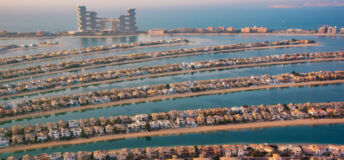 Palm Jumeirah island in Dubai