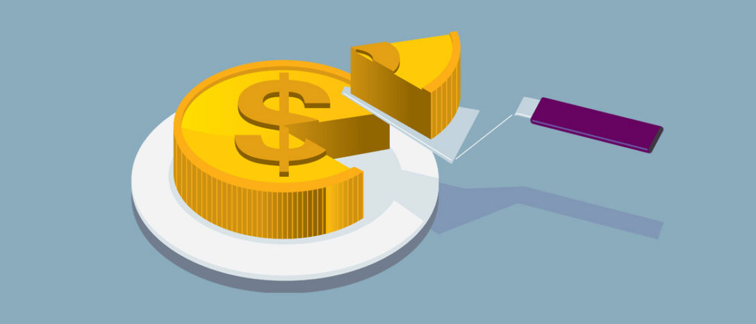 Coin pie share divide money t9