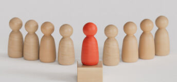 Wooden figures line up t5
