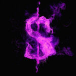 A graphic of a USD dollar sign on fire