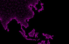 APAC map in PEI purple