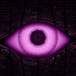 An illustration of a robotic eye