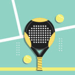 Padel racquet tennis sports