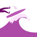 falling surfing