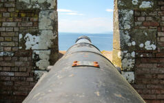 Side Letter: First through the breach A photo of a Cannon