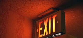 Exit sign